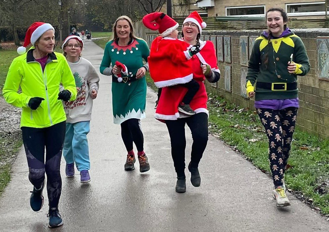 Santa Fun Run for The Churn Project